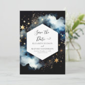Klassische Hochzeit Save The Date (Stehend Vorderseite)