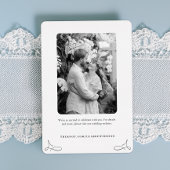 Klassische Hochzeit speichern das Datum Folieneinladung