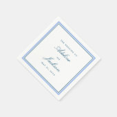 Klassische Hochzeit von Neapel Serviette (Ecke)