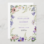 Klassische Hochzeitseinladungen mit moderner Touch Einladung (Vorne/Hinten)