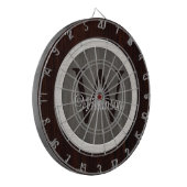 Klassische Holzhue Hickory und Cedar Dart Board Dartscheibe (Vorderseite Links)