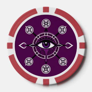 Klassische Horror-Spielkarten Pokerchips