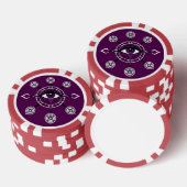 Klassische Horror-Spielkarten Pokerchips (Stapel)