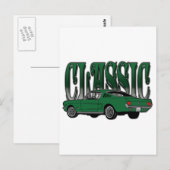 Klassische Hotrod-Geschenke Postkarte (Vorne/Hinten)