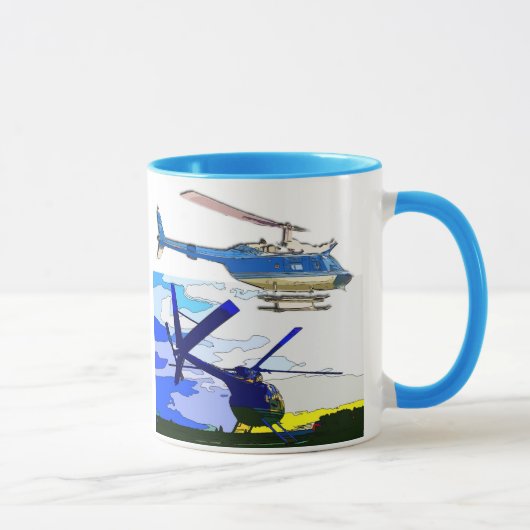 Klassische Hubschrauber Tasse (Rechts)