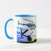 Klassische Hubschrauber Tasse (Links)