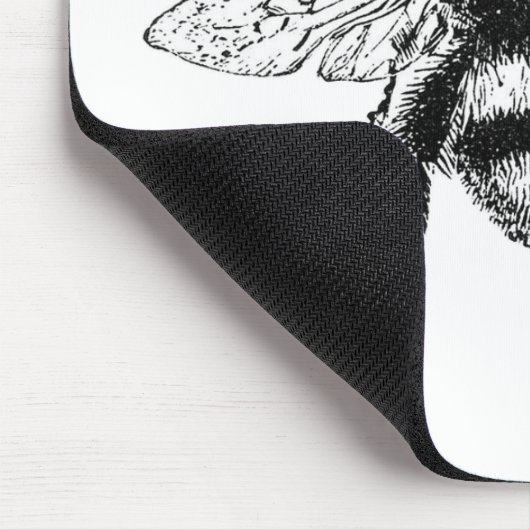 Klassische Hummel-Biene Mousepad (Ecke)