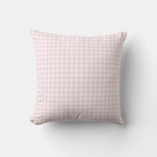 Klassische Hütte Pink Small Gingham. Dekokissen