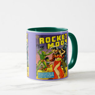 KLASSISCHE ILLUSTRATION AUS DEN 1950ER JAHREN FÜR TASSE