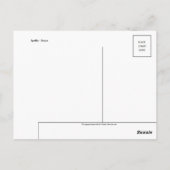 Klassische Illustrations-Postkarte Postkarte (Rückseite)