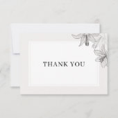 Klassische Illustrierte Bläschen Dankeskarte (Vorderseite)