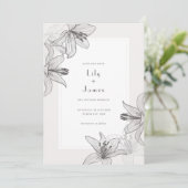 Klassische Illustrierte Bläschen Save the Date Einladung (Stehend Vorderseite)