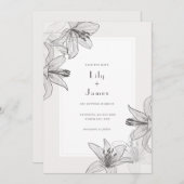 Klassische Illustrierte Bläschen Save the Date Einladung (Vorne/Hinten)