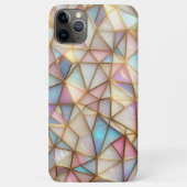 Klassische Imitate Iridescent Glas Polygon Mosaik Case-Mate iPhone Hülle (Rückseite)