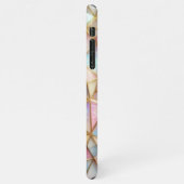 Klassische Imitate Iridescent Glas Polygon Mosaik iPhone Hülle (Linke Seite)
