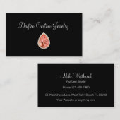 Klassische individuelle Jeweler-Visitenkarten Visitenkarte (Vorne/Hinten)