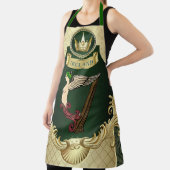 Klassische Irish Celtic Harp Service Schürze (InSitu)