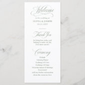 Klassische italienische Elegance Weiß und Weiß | H Programm (Vorderseite)