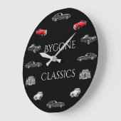 Klassische Jaguar Cars Wall Clock Große Wanduhr (Winkel)