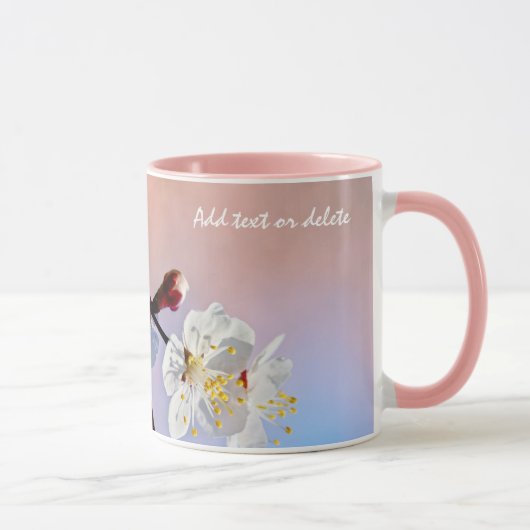 Klassische japanische Apricot-Blume Tasse (Rechts)