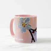 Klassische japanische Apricot-Blume Tasse (Vorderseite Links)