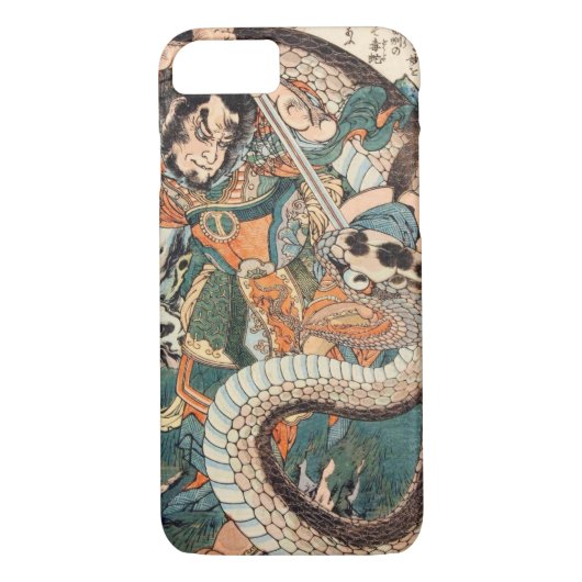 Klassische japanische legendäre Kriegerin Samurai  Case-Mate iPhone Hülle (Rückseite)