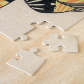 Klassische japanische legendäre Kriegerin Samurai  Puzzle (Seite)