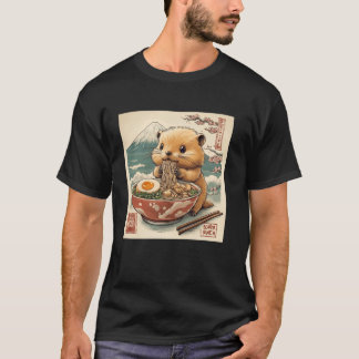 Klassische japanische Mt. Fuji Blüten Baby Biber R T-Shirt