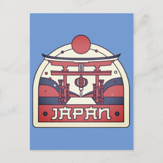 Klassische japanische Postkarte