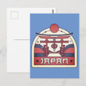 Klassische japanische Postkarte (Vorne/Hinten)