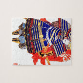 Klassische japanische Samurai-Kunst Japan Puzzle (Horizontal)