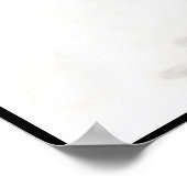 Klassische japanische Sumi-e Malkunst Bambusmond Poster (Ecke)