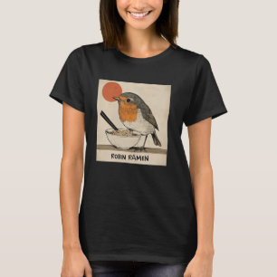 Klassische japanische Sunset Art Noodles Wildlife T-Shirt