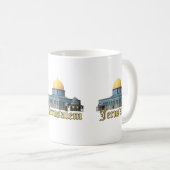 Klassische Jerusalem-Kuppel im Rock-Design Kaffeetasse (VorderseiteRechts)