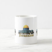 Klassische Jerusalem-Kuppel im Rock-Design Kaffeetasse (Mittel)