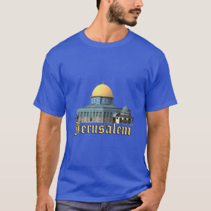 Klassische Jerusalem-Kuppel im Rock-Design T-Shirt