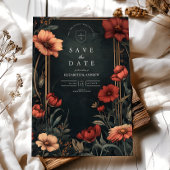 Klassische Jugendstil-Hochzeit Save The Date