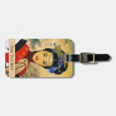 Klassische junge schöne chinesische Prinzessin Guo Gepäckanhänger (Vorderseite horizontal)