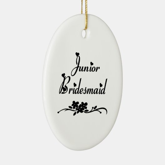 Klassische Juniorbrautjungfer Keramikornament (Rechts)