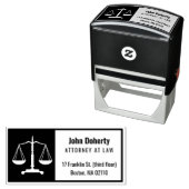 Klassische Justizskala | Rechtsanwaltsbüro Permastempel (Beispiel)