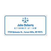 Klassische Justizskala | Rechtsanwaltsbüro Permastempel (Design)