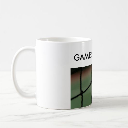 Klassische Kaffee-Tassen für Tennisliebhaber Kaffeetasse (Links)