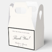 Klassische Kalligrafie Altes Geld Hochzeit Geschenkschachtel (Geöffnet)