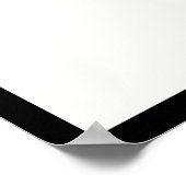 Klassische Kalligrafie Altes Geld Hochzeit Poster (Ecke)