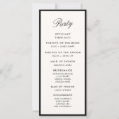 Klassische Kalligrafie Altes Geld Programm (Rückseite)