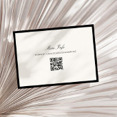 Klassische Kalligrafie Altes Geld QR Code UAwg Einladung