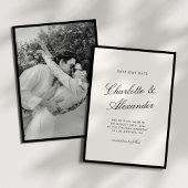 Klassische Kalligrafie Altes Geld Save The Date