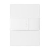 Klassische Kalligrafie Formal Blush Pink Wedding Einladungsbanderole (Rückseitenbeispiel)