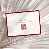 Klassische Kalligraphie Deep Red Old Money UAwg Einladung