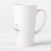 Klassische Kalligraphie-Monogramm beruflich Milchtasse (Rechts)